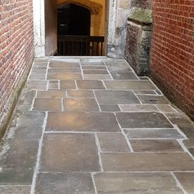 Walkway replacement and repair of a heritage buildings